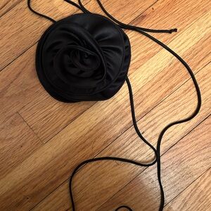 Silk Rose Choker and Brooch